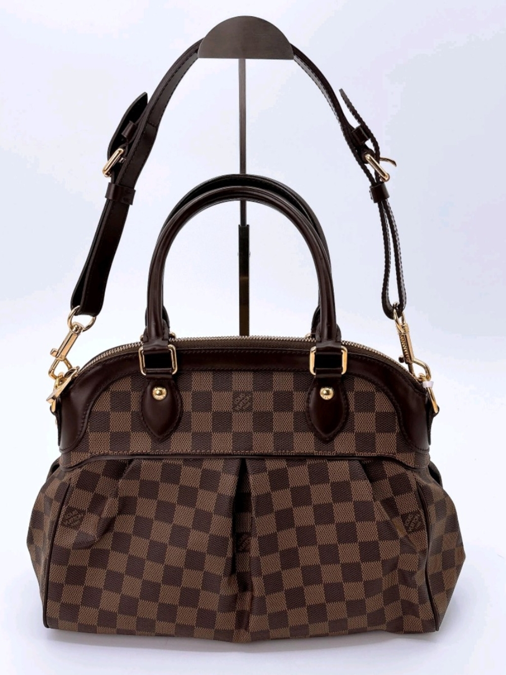Louis Vuitton Trevi Bag, Damier Ebene PM, Mint Condition